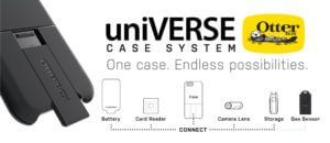 SPARROW wearable air monitor is designed for the OtterBox uniVERSE Case System