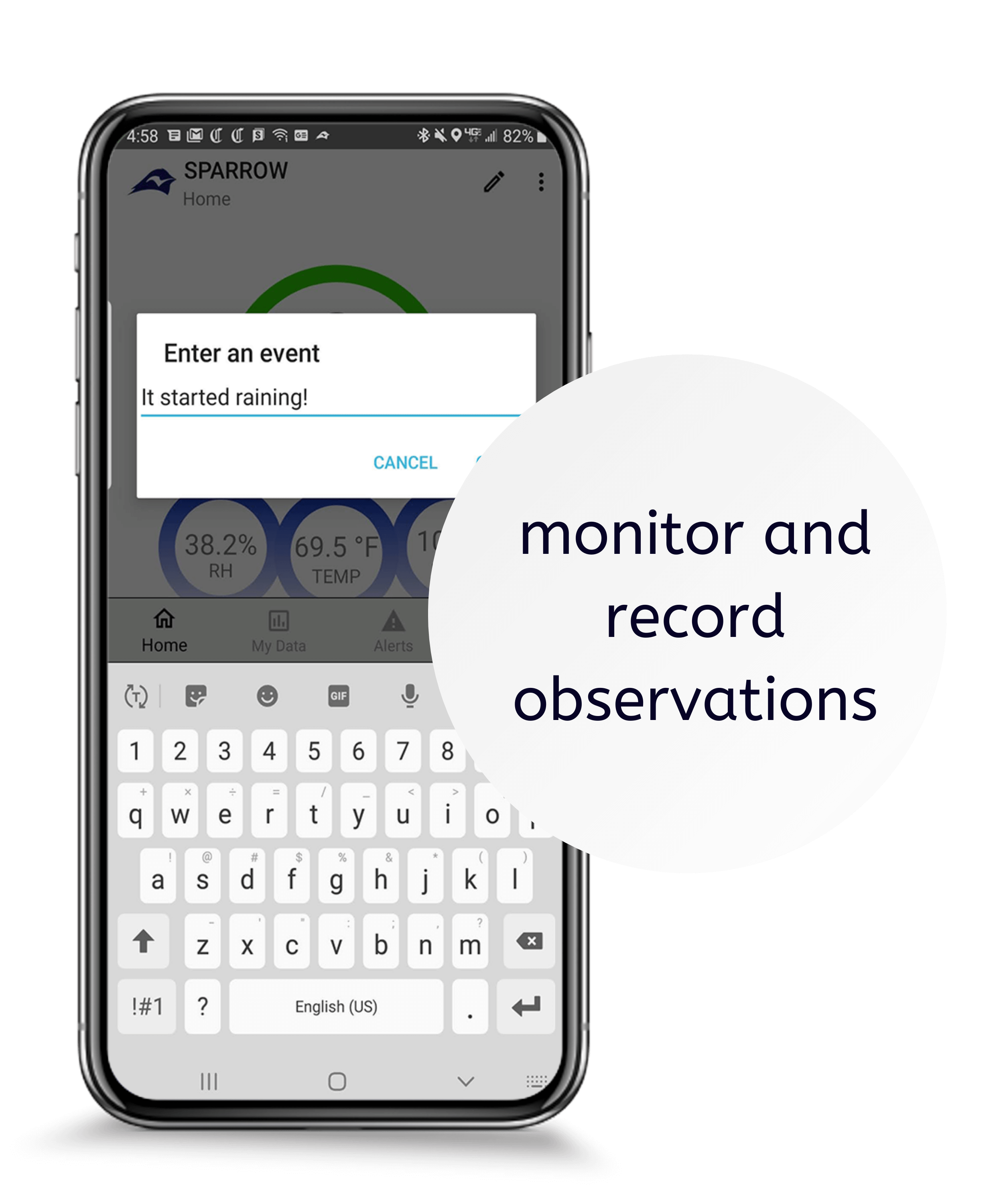 Monitor and record